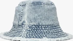 blauwe becksondergaard hoed washed denima bucket hat