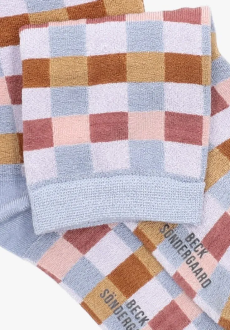 blauwe becksondergaard sokken odette funkie sock