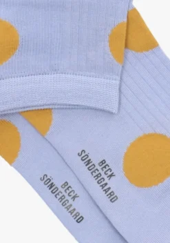 blauwe becksondergaard sokken dottie reina sock