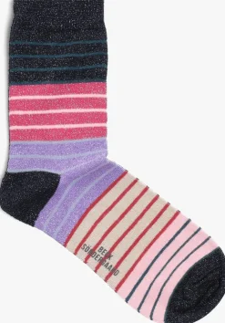 blauwe becksondergaard sokken tippa stripe sock