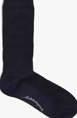blauwe becksondergaard sokken telma solid sock