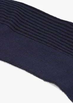 blauwe becksondergaard sokken telma solid sock