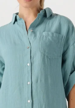 blauwe bellamy midi jurk fay