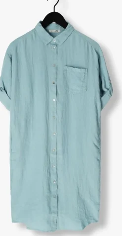 blauwe bellamy midi jurk fay