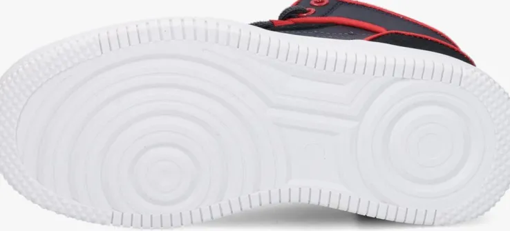 blauwe benetton hoge sneakers rod mix