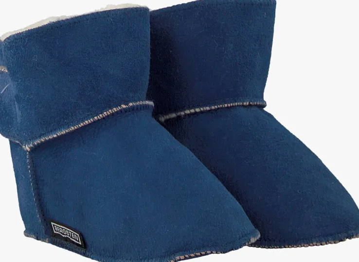 blauwe bergstein pantoffels teddy