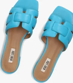 blauwe bibi lou slippers 760z10vk