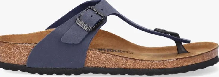 blauwe birkenstock teenslippers gizeh kids