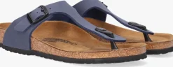blauwe birkenstock teenslippers gizeh kids
