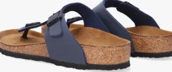 blauwe birkenstock teenslippers gizeh kids