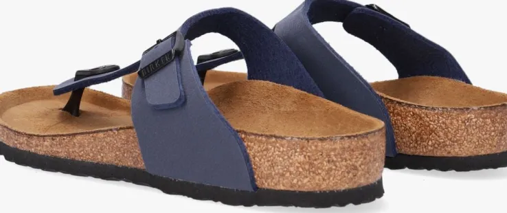 blauwe birkenstock teenslippers gizeh kids