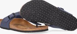 blauwe birkenstock teenslippers gizeh kids