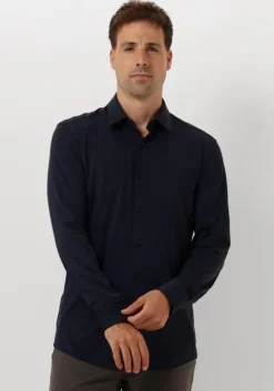 blauwe boss black klassiek overhemd p-hank-s-kent-c1-222