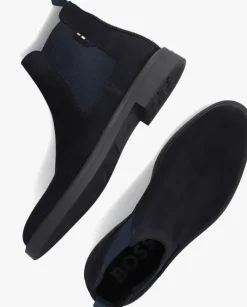 blauwe boss chelsea boots calev 1