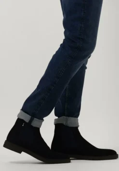 blauwe boss chelsea boots calev 1