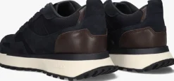 blauwe boss lage sneakers jonah runn