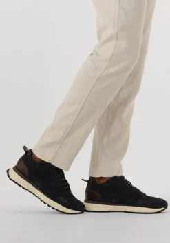 blauwe boss lage sneakers jonah runn