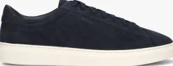 blauwe boss lage sneakers kieran