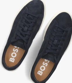 blauwe boss lage sneakers kieran
