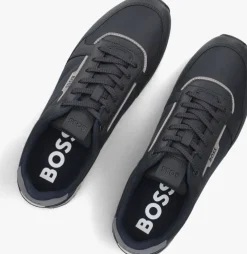blauwe boss lage sneakers kai runn