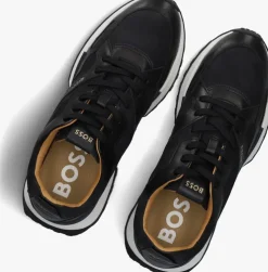 blauwe boss lage sneakers jonah runn