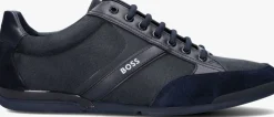 blauwe boss lage sneakers saturn lowp