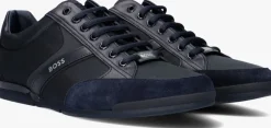 blauwe boss lage sneakers saturn lowp