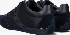 blauwe boss lage sneakers saturn lowp