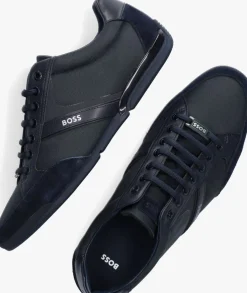 blauwe boss lage sneakers saturn lowp