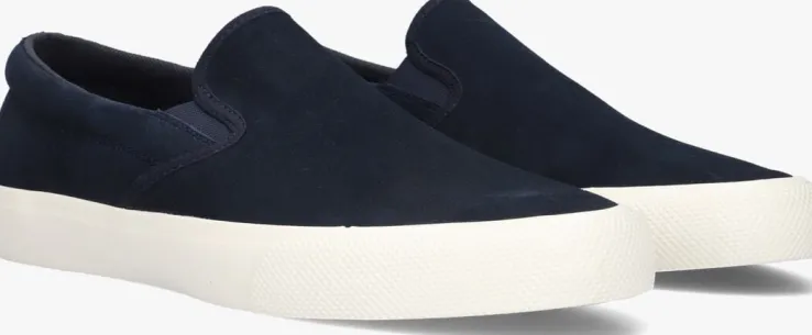 blauwe boss loafers aiden slon