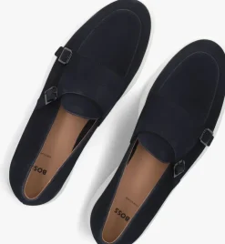 blauwe boss loafers sienne monk
