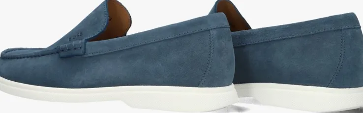 blauwe boss loafers sienne