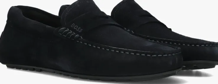 blauwe boss mocassins noel_mocc