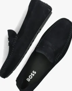 blauwe boss mocassins noel_mocc