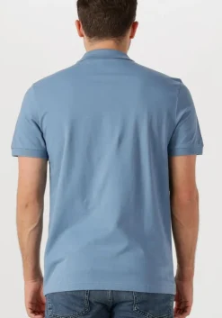 blauwe boss orange polo passerzip