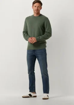 blauwe boss orange straight leg jeans delaware bo