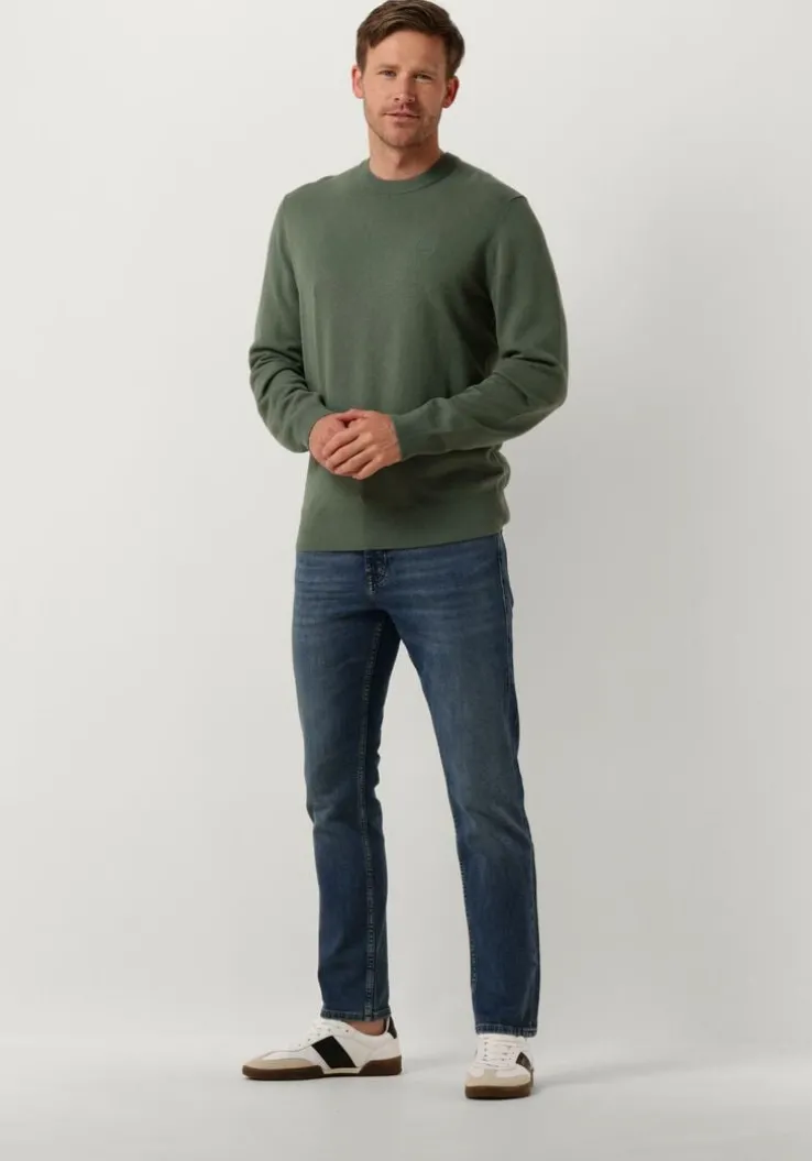 blauwe boss orange straight leg jeans delaware bo