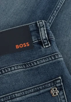 blauwe boss orange straight leg jeans delaware bo