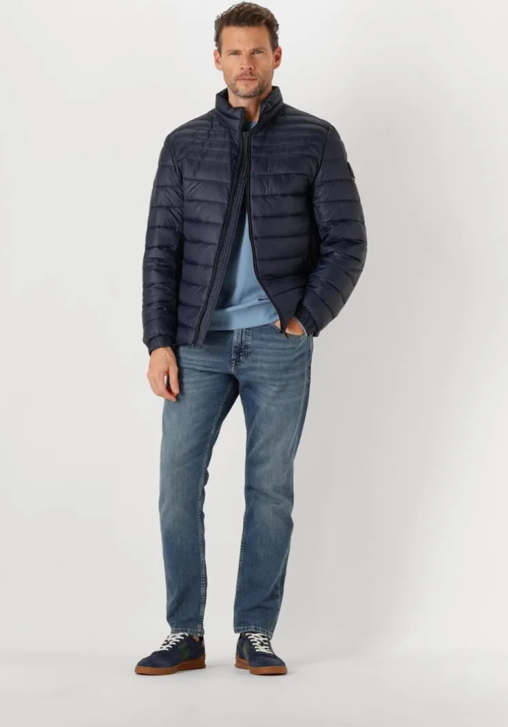 blauwe boss orange straight leg jeans delaware bo