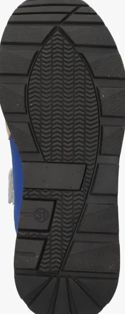 blauwe braqeez lage sneakers frank flash