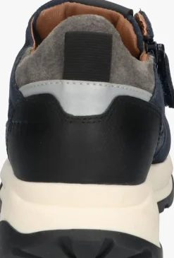 blauwe braqeez lage sneakers finn flash