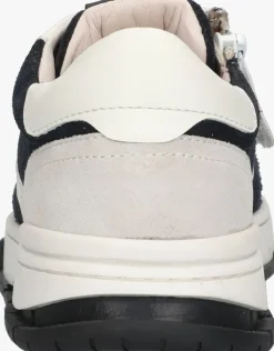 blauwe braqeez lage sneakers xavi xell