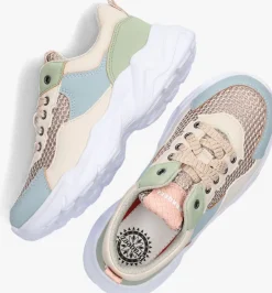 blauwe braqeez lage sneakers af neel