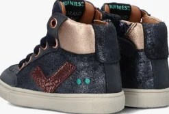 blauwe bunniesjr hoge sneakers lance louw