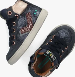 blauwe bunniesjr hoge sneakers lance louw