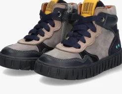 blauwe bunniesjr hoge sneakers bink bont