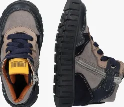 blauwe bunniesjr hoge sneakers bink bont