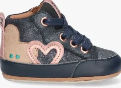 blauwe bunniesjr lage sneakers zilke zacht