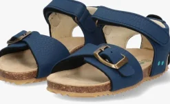 blauwe bunniesjr platte sandalen briz beach
