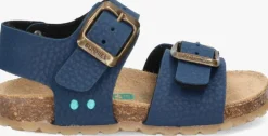 blauwe bunniesjr platte sandalen bonny beach